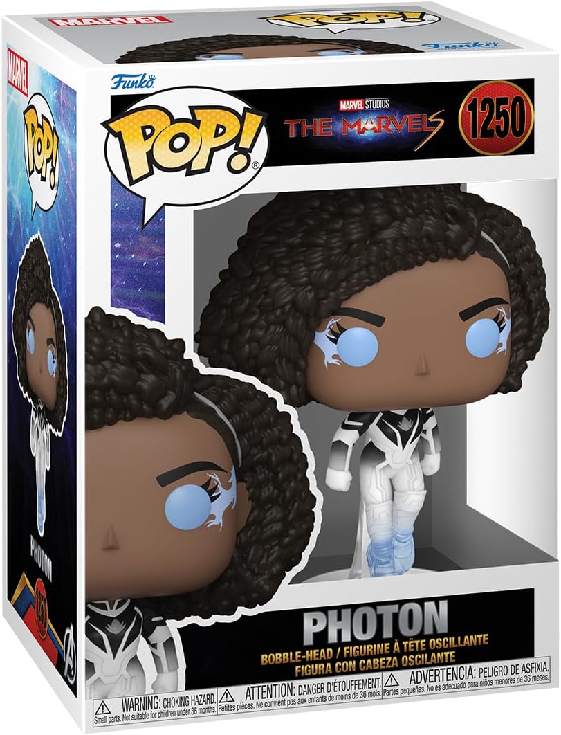 Funko Pop! The Marvels - Monica Rambeau as Photon Vinyl Figure #1250