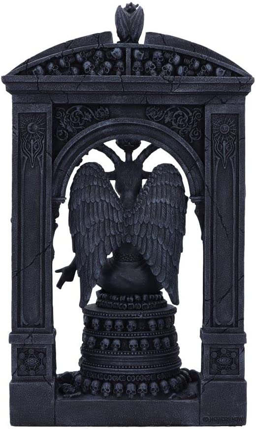 Nemesis Now Baphomet's Temple Ornament, Grey, 28cm