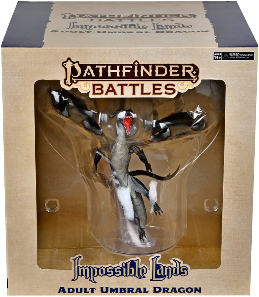 Pathfinder Battles: Impossible Lands - Adult Umbral Dragon Boxed Figure