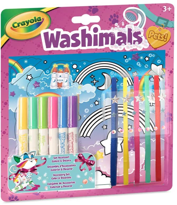 CRAYOLA Washimals Puppies Decorating & Colouring Set 3 Years 25-7360