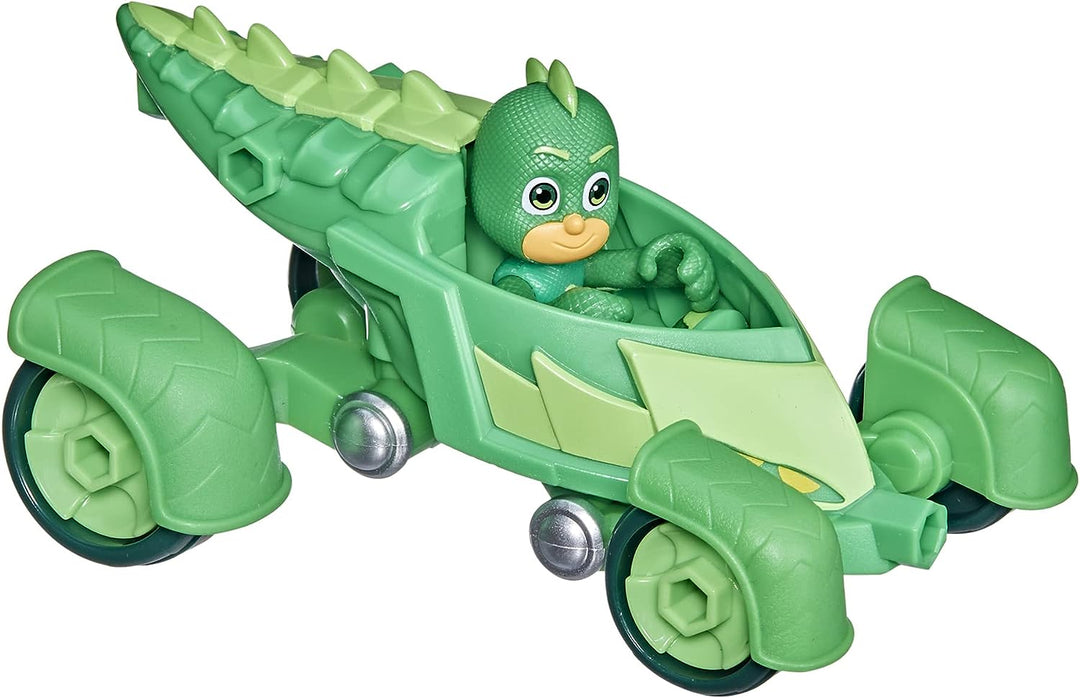 PJ MASKS F2130 Mobile Preschool Toy, Car with Gekko Action Figure for Kids Ages 3 and Up