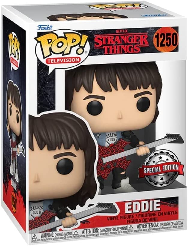 Stranger Things Eddie Munson Exclusive Funko 64200 Pop! Vinyl #1250