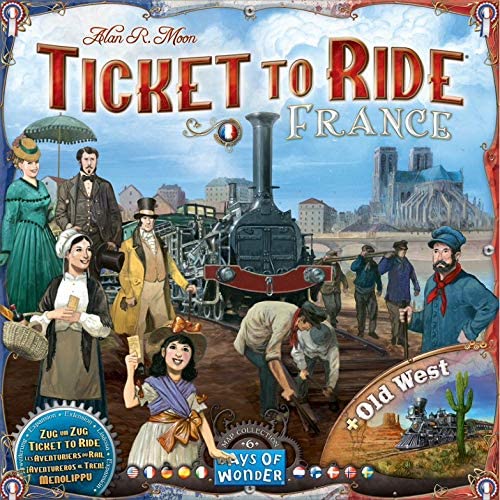 Days of Wonder | Ticket to Ride France Board Game EXPANSION | Ages 8+ | For 2 to 5 players | Average Playtime 30-60 Minutes