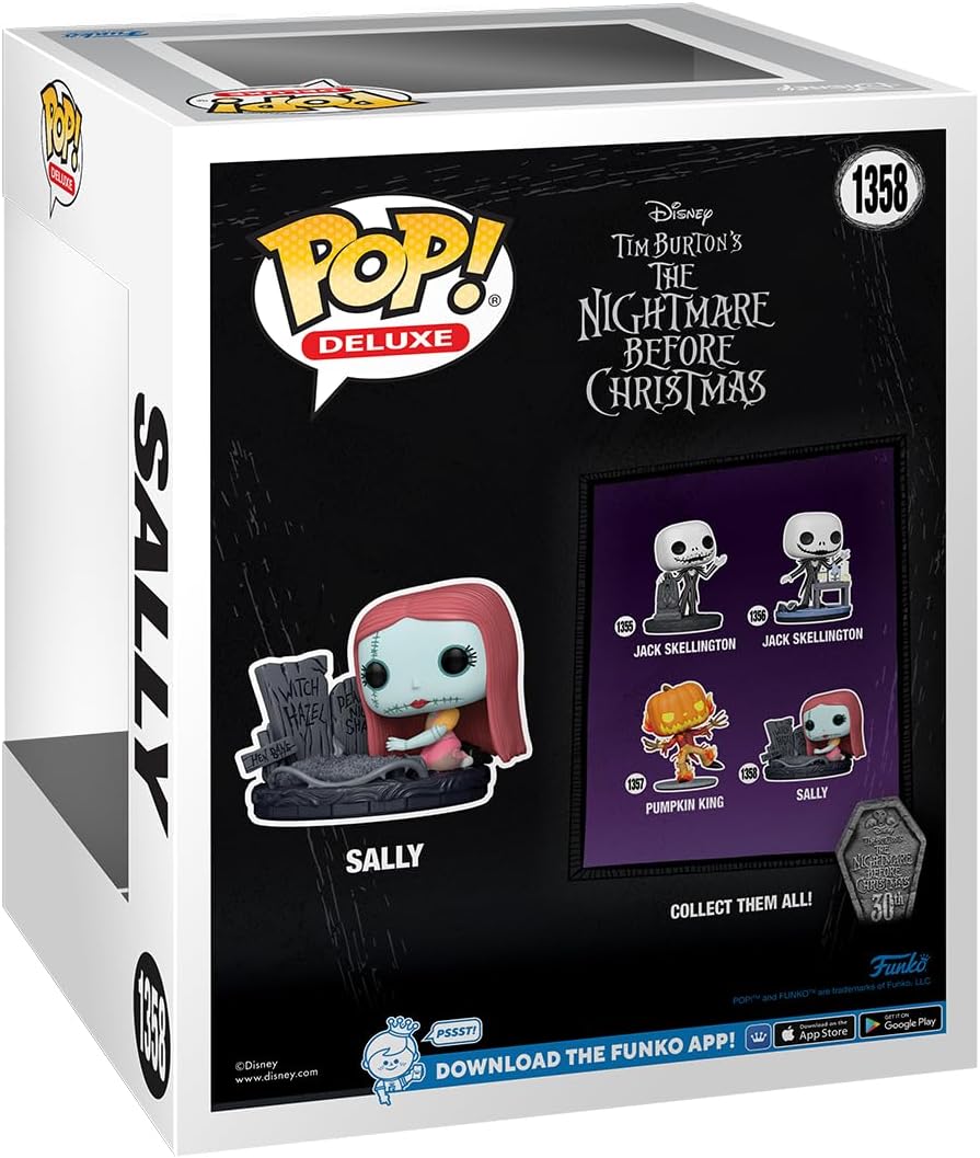 Disney: The Nightmare Before Christmas 30th - Sally With Gravestone Deluxe Funko Pop! Vinyl #1358