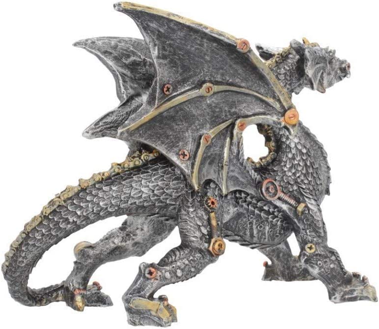 Nemesis Now Dracus Machina Figurine 21cm Silver