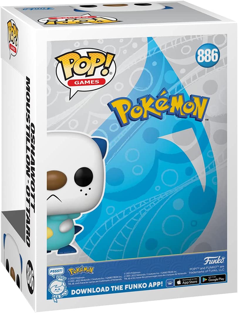 Pokemon Oshawott Moustillon Ottaro Funko 69078 Pop! VInyl #886