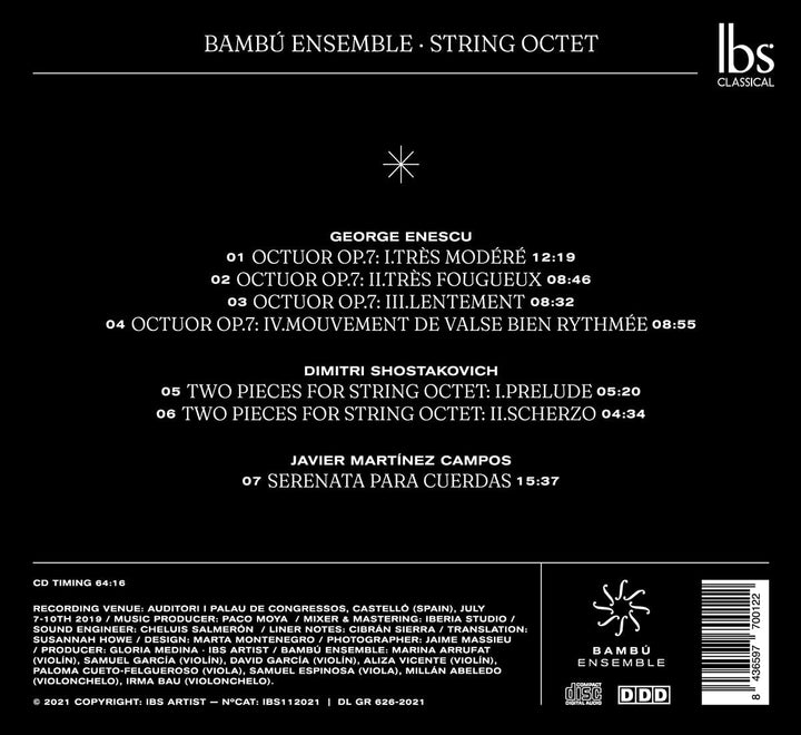 String Octet [Bamb Ensemble] [Ibs Classical: IBS112021] [Audio CD]