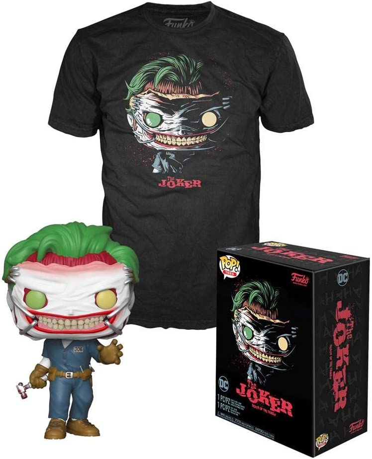 Funko Pop! DC Comics - The Joker Exclusive Vinyl Figure & T-Shirt Set (M)