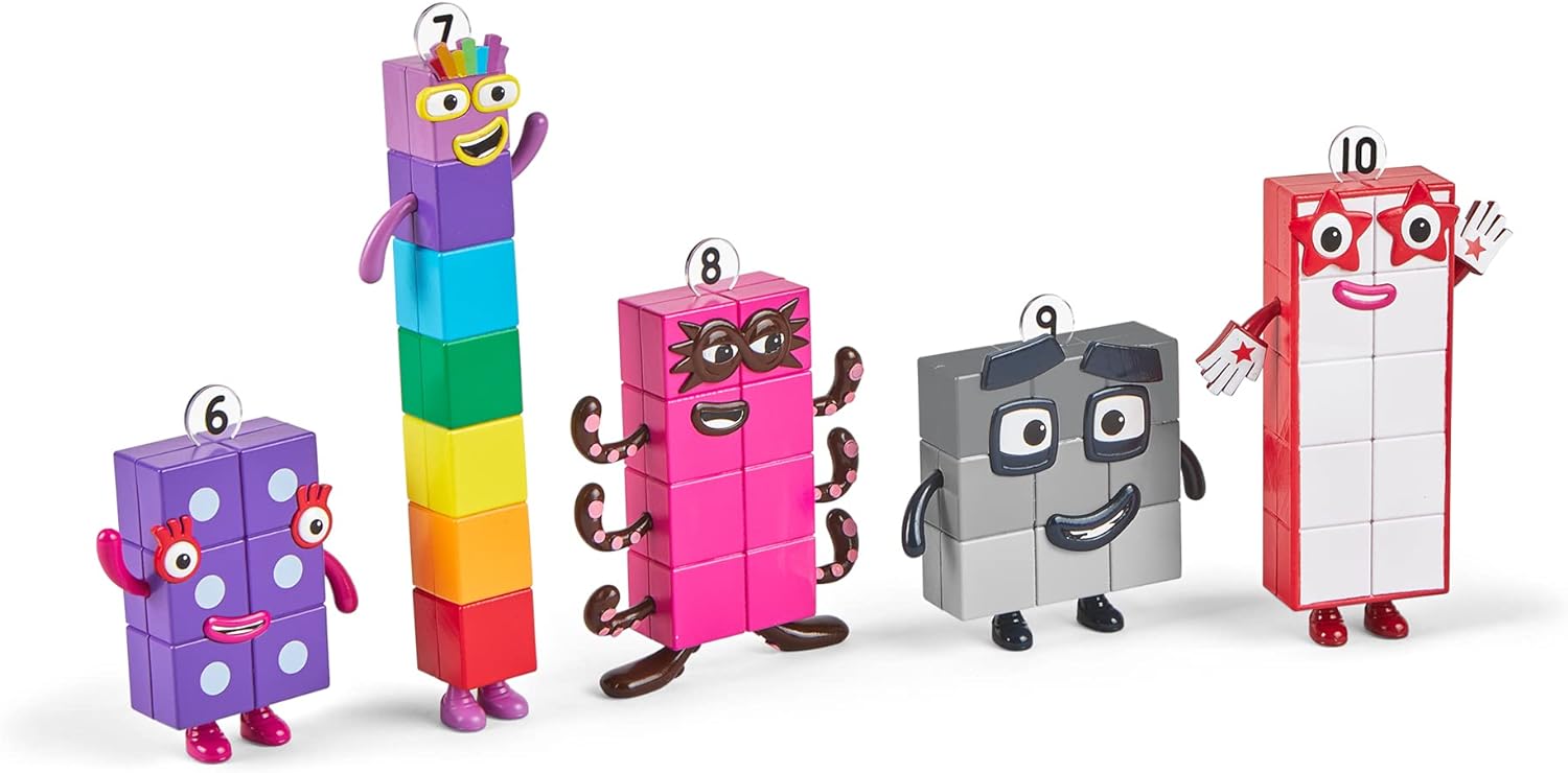 Learning Resources Numberblocks Friends Sechs bis Zehn – Spielfiguren für 3-7-Jährige 7
