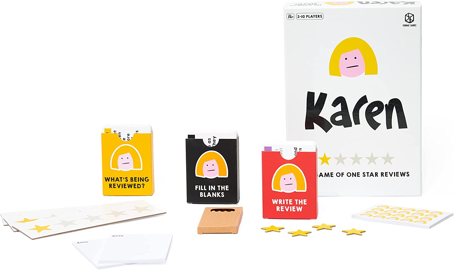 Format Games Karen Party Game | Based on Real One-Star Reviews | 3-10 Players | Ages 14+ 5