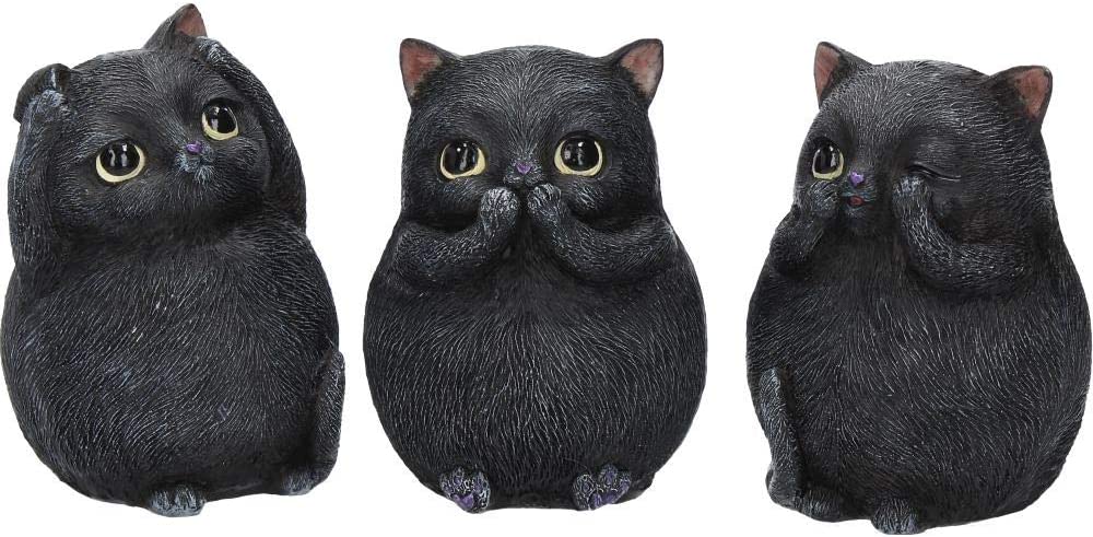 Nemesis Now - Three Wise Fat Cats Figurine