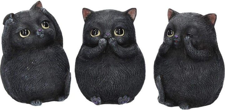 Nemesis Now - Three Wise Fat Cats Figurine