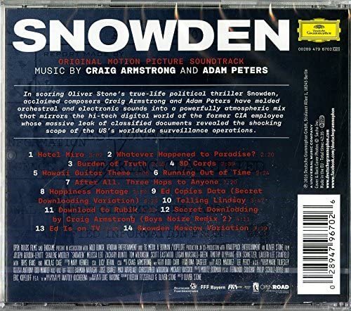 Snowden - Craig Armstrong [Audio CD]