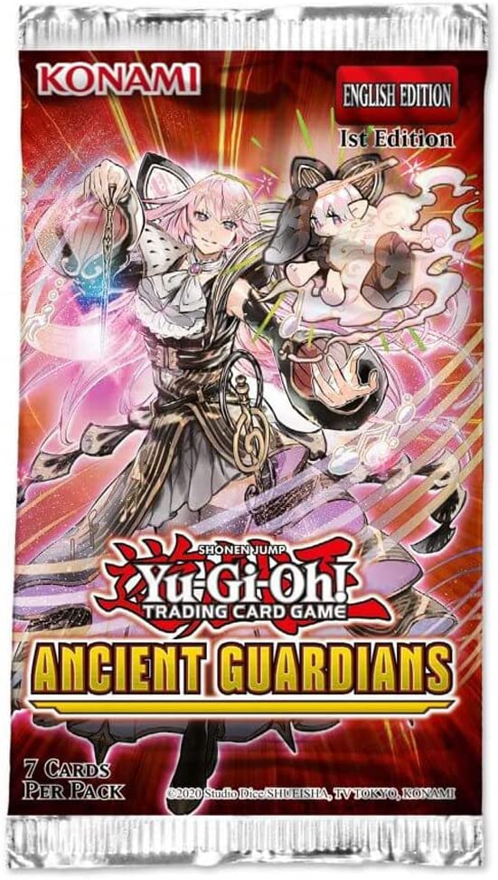 Konami YGO-ANGU-EN Yu-Gi-Oh-Ancient Guardians Booster Display Box of 24 Packets, Multi