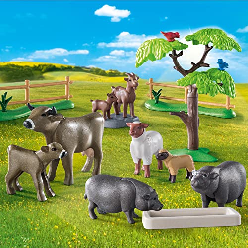 Playmobil Country Animal Set With Paddock