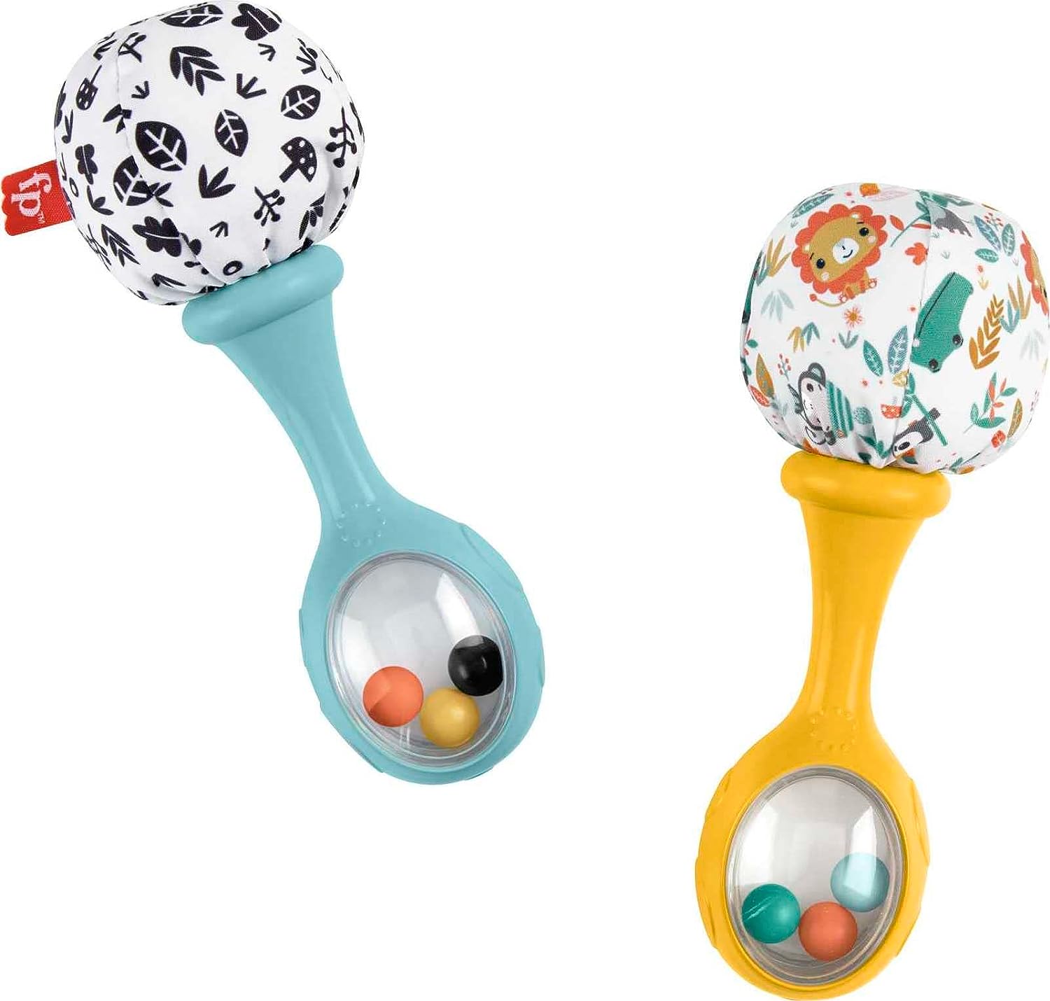 Fisher-Price Rattle 'n Rock Maracas - Sensory Rattles for Babies 3 Months+