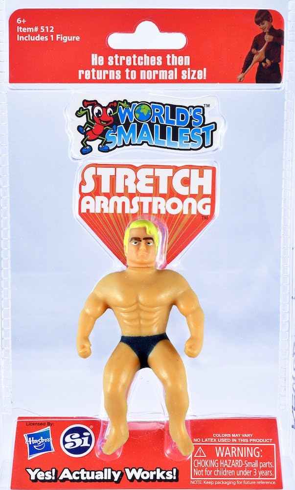 Der kleinste Stretch-Armstrong der Welt – 9 cm große, dehnbare Retro-Actionfigur 6