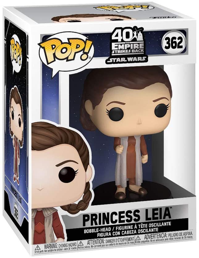 40 El Imperio Contraataca Star Wars Princesa Leia Funko 39790 Pop! Vinilo n. ° 362