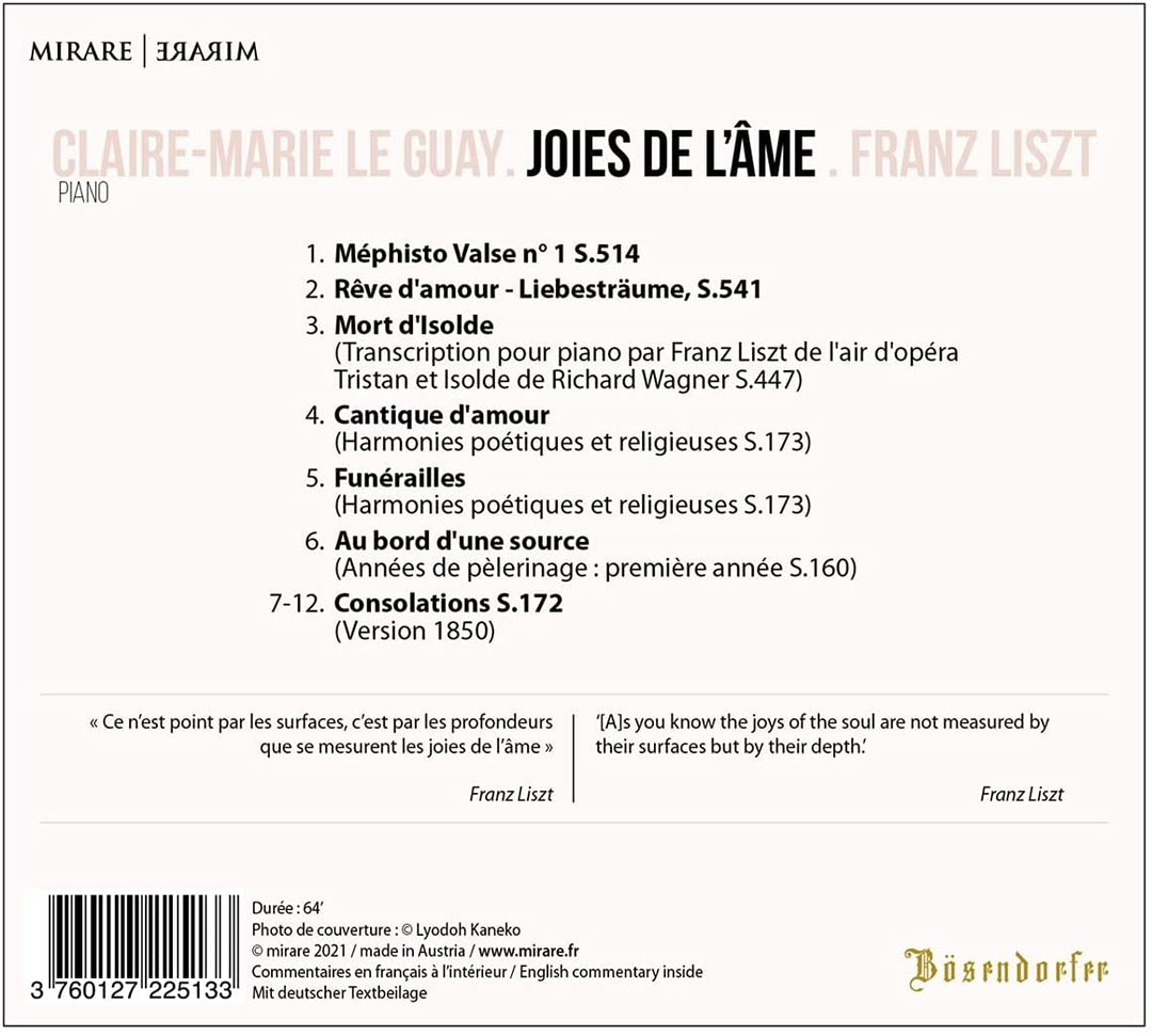 Guay, Claire-Marie Le - Claire-Marie Le Guay: Joies De Lame [Audio CD]