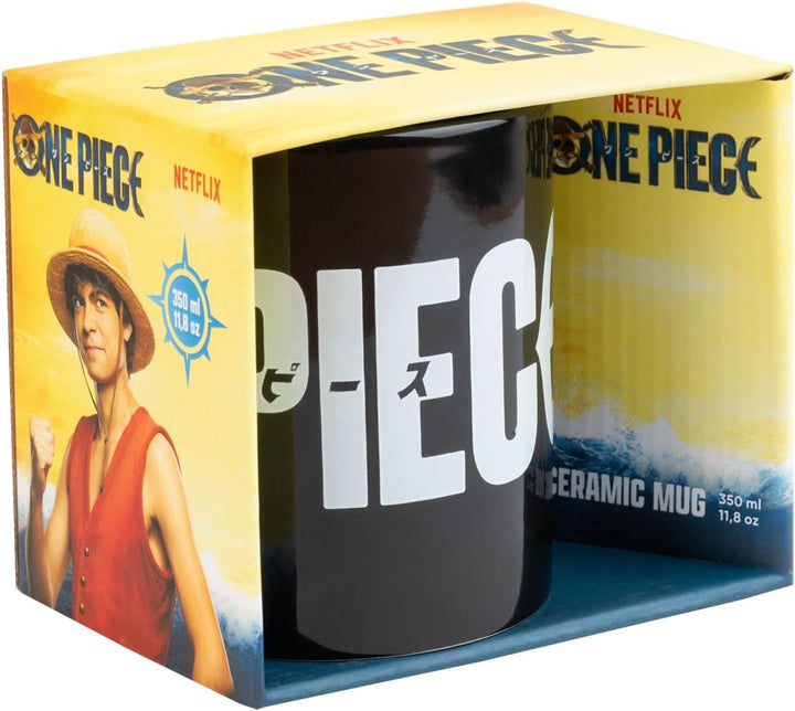 Grupo Erik One Piece Netflix Ceramic Mug | 35 cl / 350 ml /Coffee Mug | Tea Mug