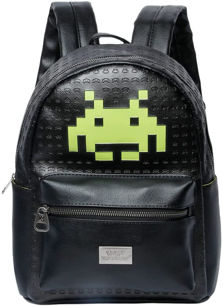 Space Invaders Alien-Fashion Backpack, Black