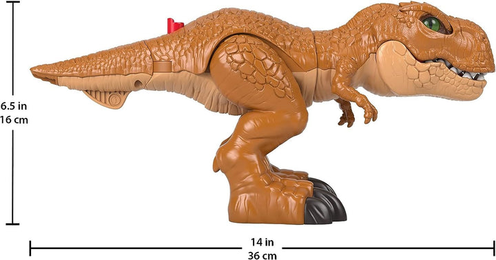 ?Fisher-Price Imaginext Jurassic World Thrashin Action T Rex dinosaur figure for kids