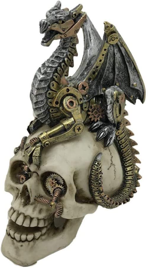 Nemesis Now Dragon's Grasp Figurine 22.5cm White, Resin, One Size