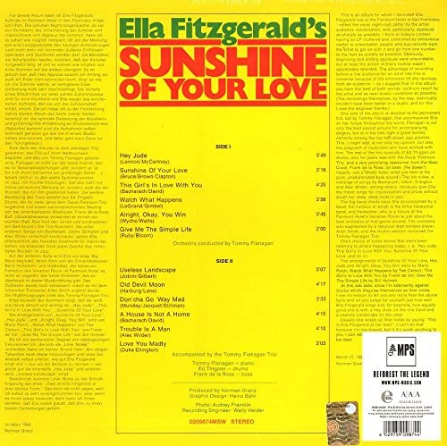 Sunshine Of Your Love [VINYL]