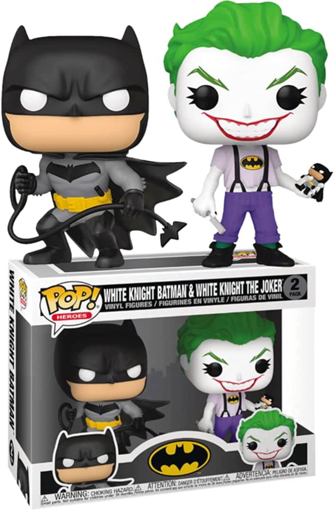 Funko Pop! Vinyl DC Comics - Batman & Joker White Knight Exclusive Set (56117) 4