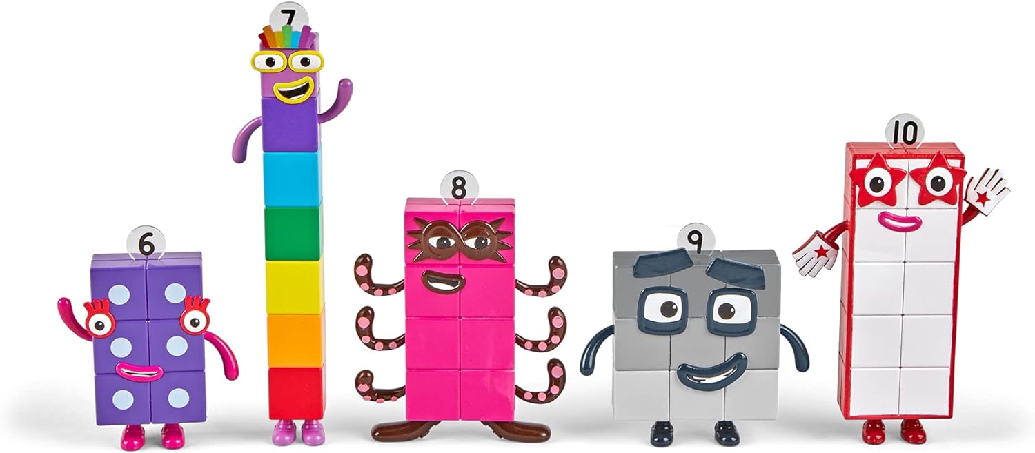 Learning Resources Numberblocks Friends Sechs bis Zehn – Spielfiguren für 3-7-Jährige 8