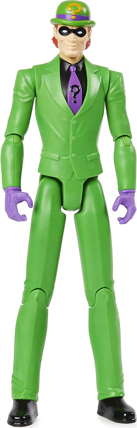 Batman 12-inch The Riddler Action Figure, for Kids Aged 3 and up