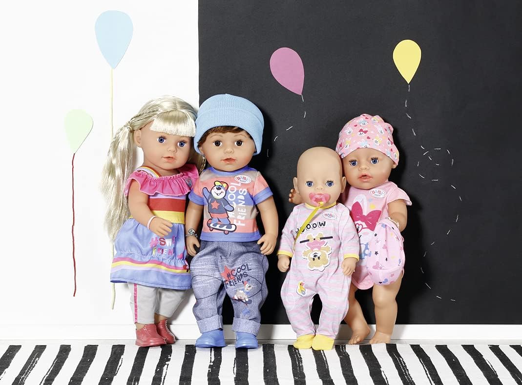 BABY born Brother 43cm Doll - Interactive Vinyl Baby with Moveable Knees, Real Tears & Bath Play 14