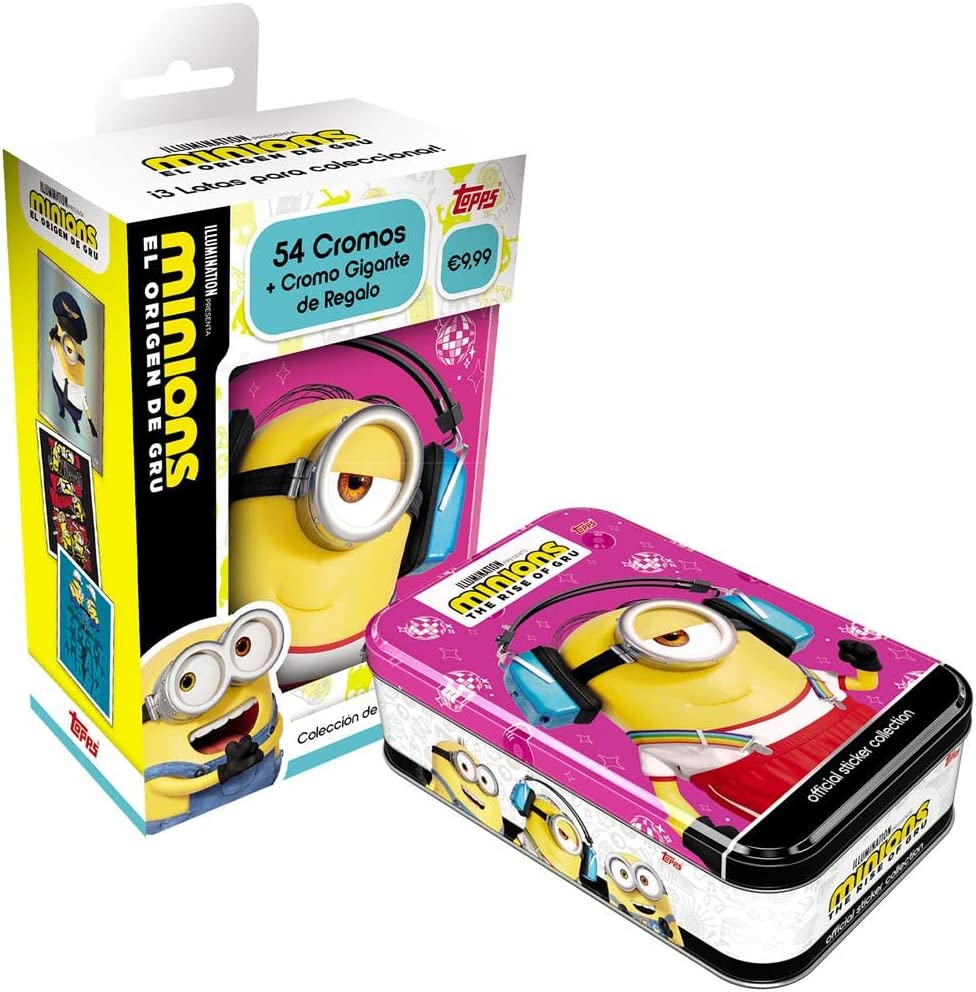 Topps Minions, the Origin of GRU Chrome Tin FS0003165