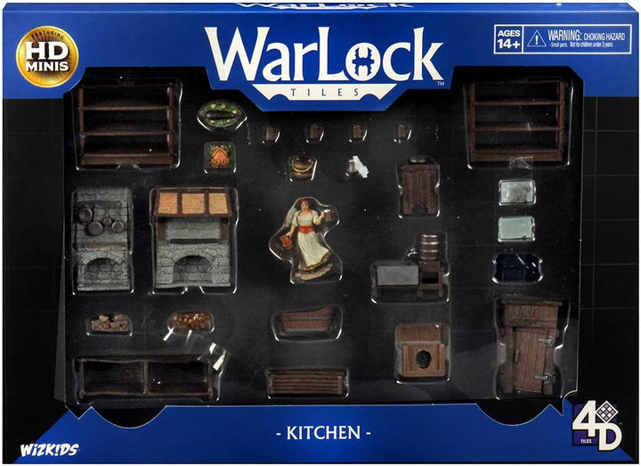 WizKids | Warlock Tiles: Accessory - Kitchen | 1 + Players | Ages 12+ |