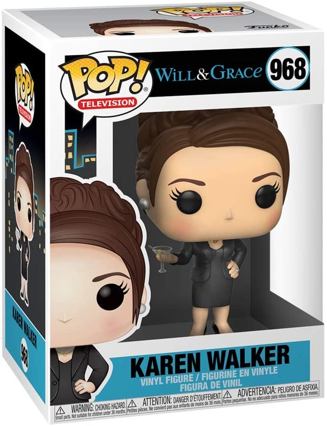 Will &amp; Grace Karen Walker Funko 34705 Pop! Vinilo n. ° 968