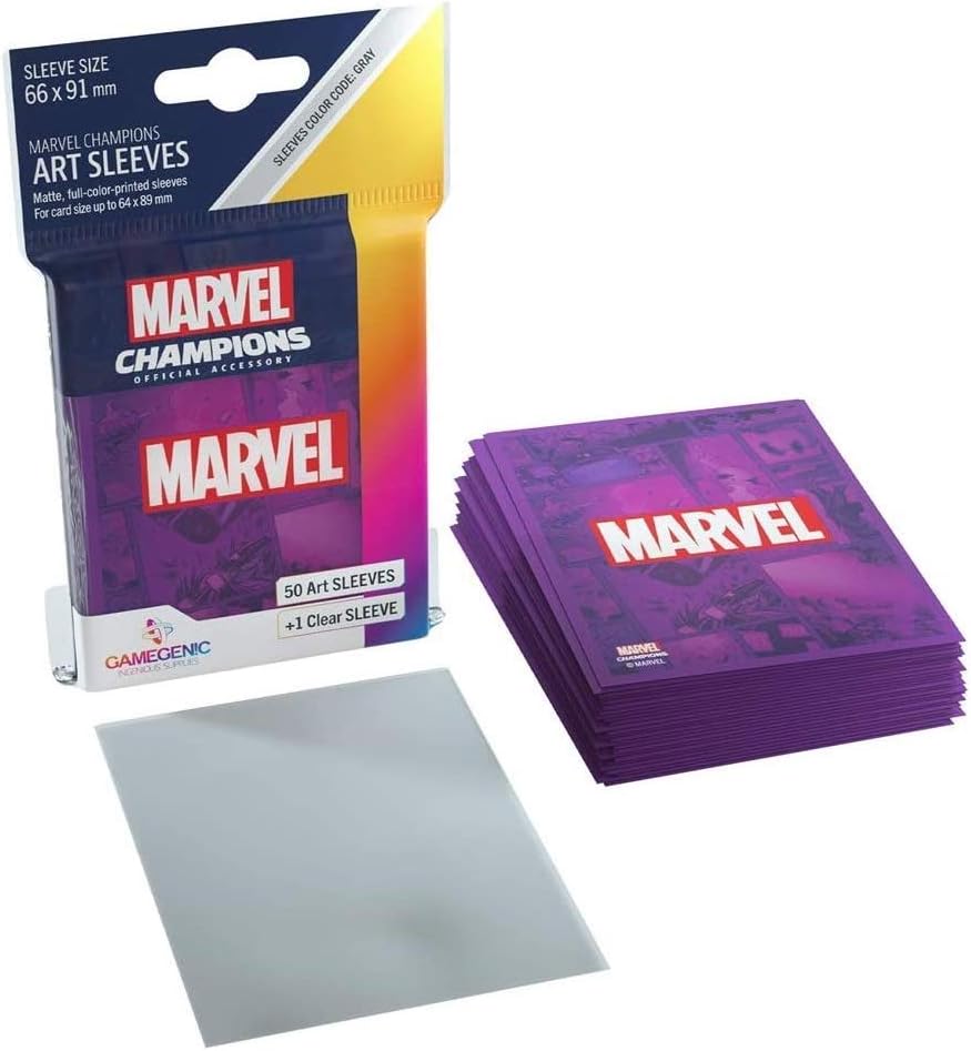 Fantasy Flight Games - Marvel Champions: Official Sleeves: Marvel Orange - Card