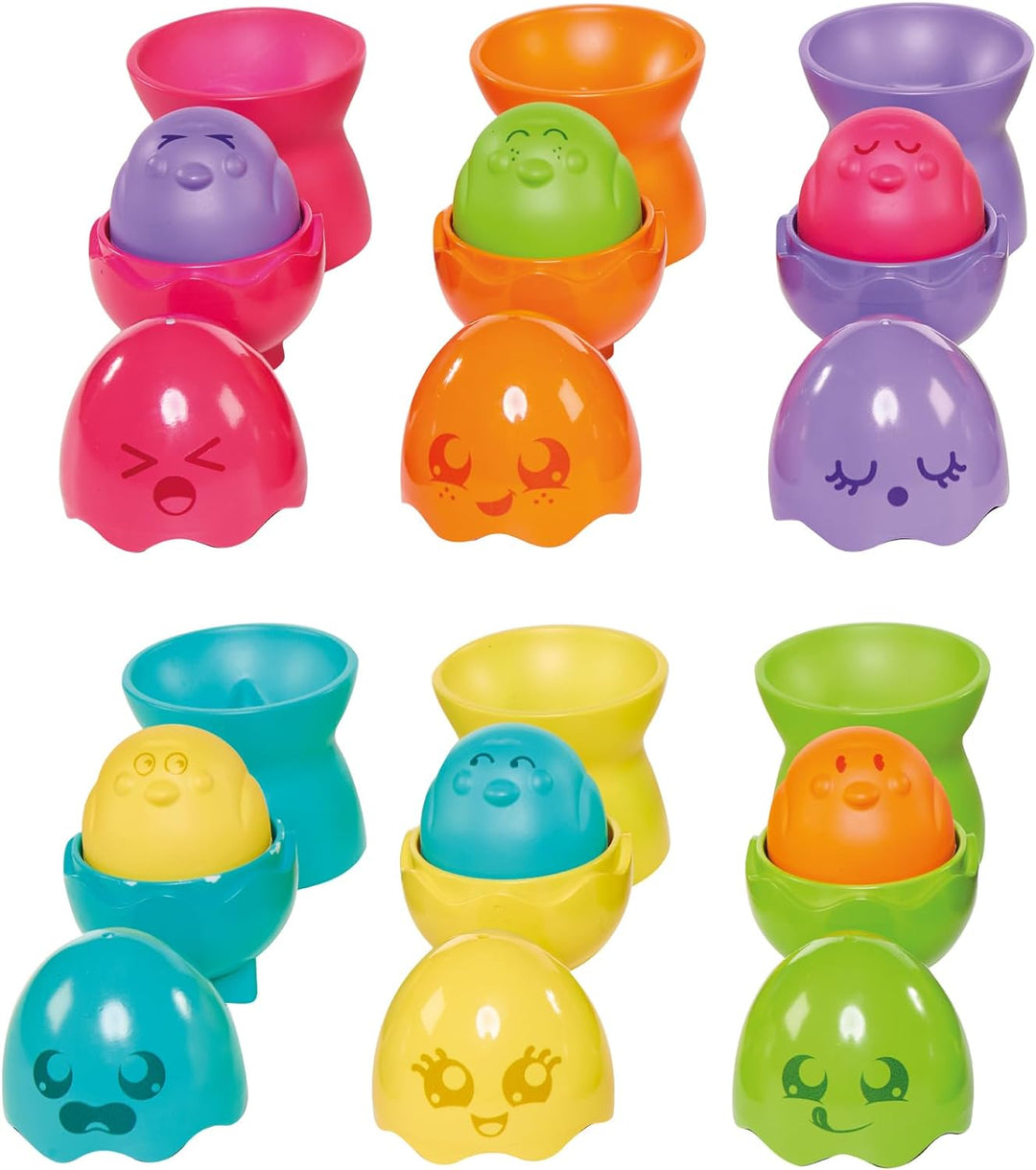 TOMY Toomies Hide & Squeak Egg Stackers