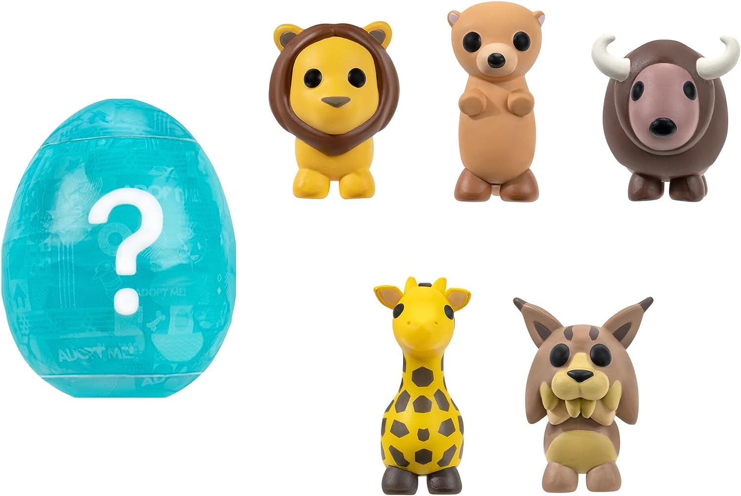 Adopt Me! Animal Life Multipack - Hidden Mystery Pet with Virtual Code, 6 Collectible Figures for Kids 6+ 4