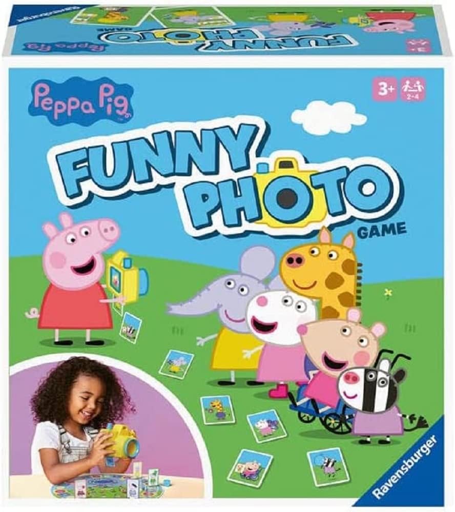 Ravensburger Peppa Pig Funny Photo Kids Game - Board Game for Children, 2-4 Players 1