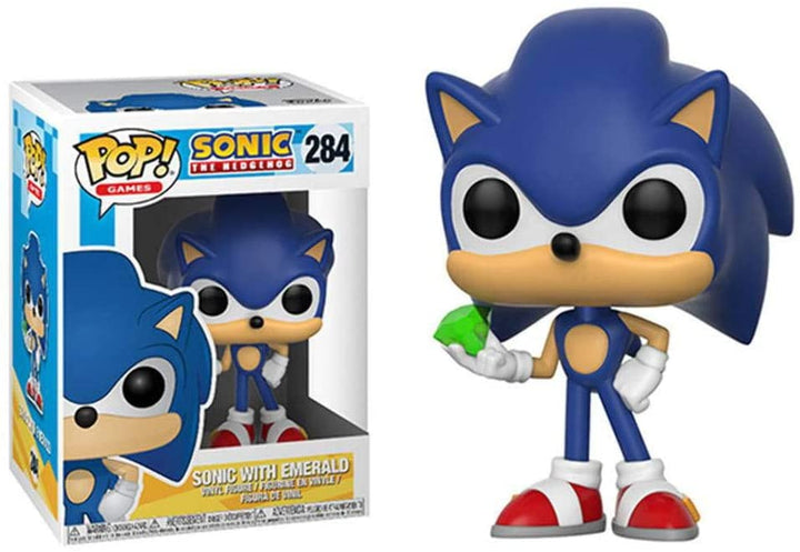 Sonic the Hedgehog Sonic with Emerald Funko 20147 Pop! Vinyl #284