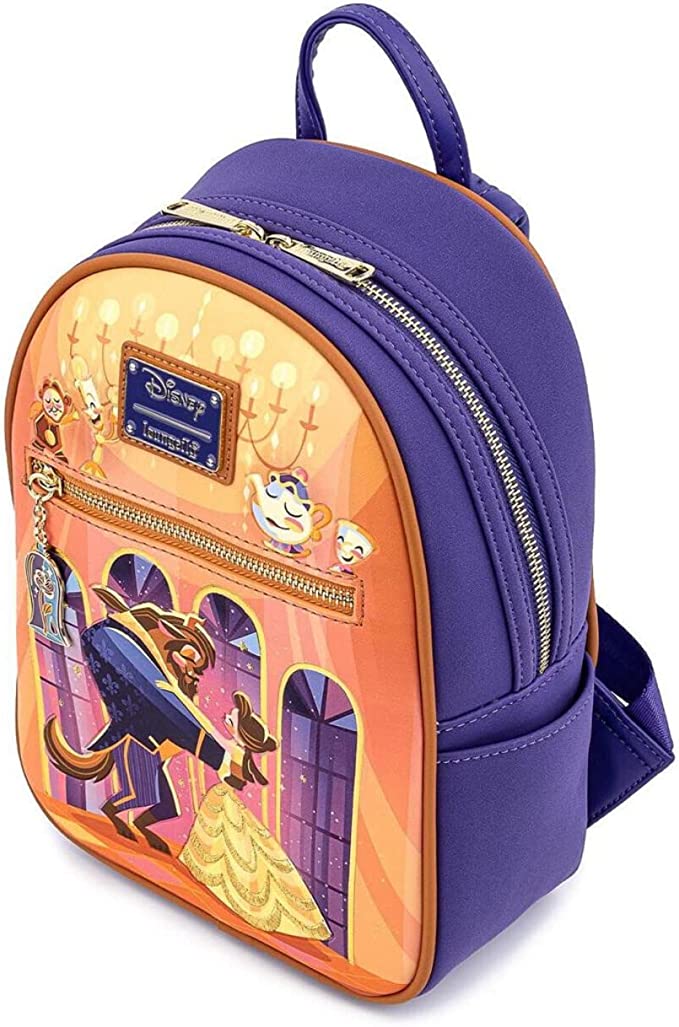 Loungefly Disney Beauty and the Beast Ballroom Scene Mini Backpack