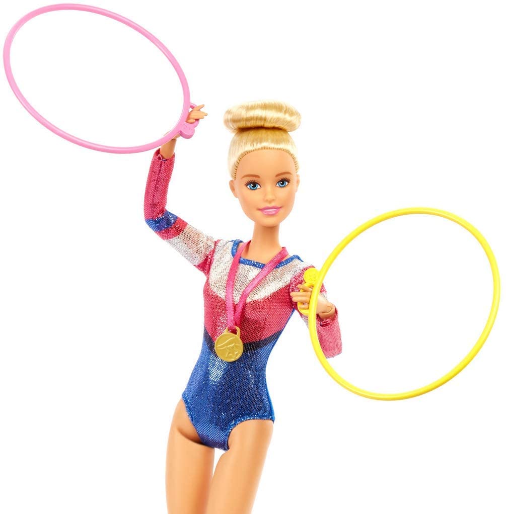 Barbie GJM72 Gymnast Playset, Dolls with Accessories