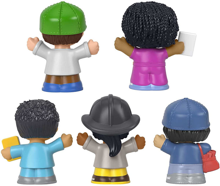 Fisher-Price Little People Community Heroes, figure set featuring 5 character fi