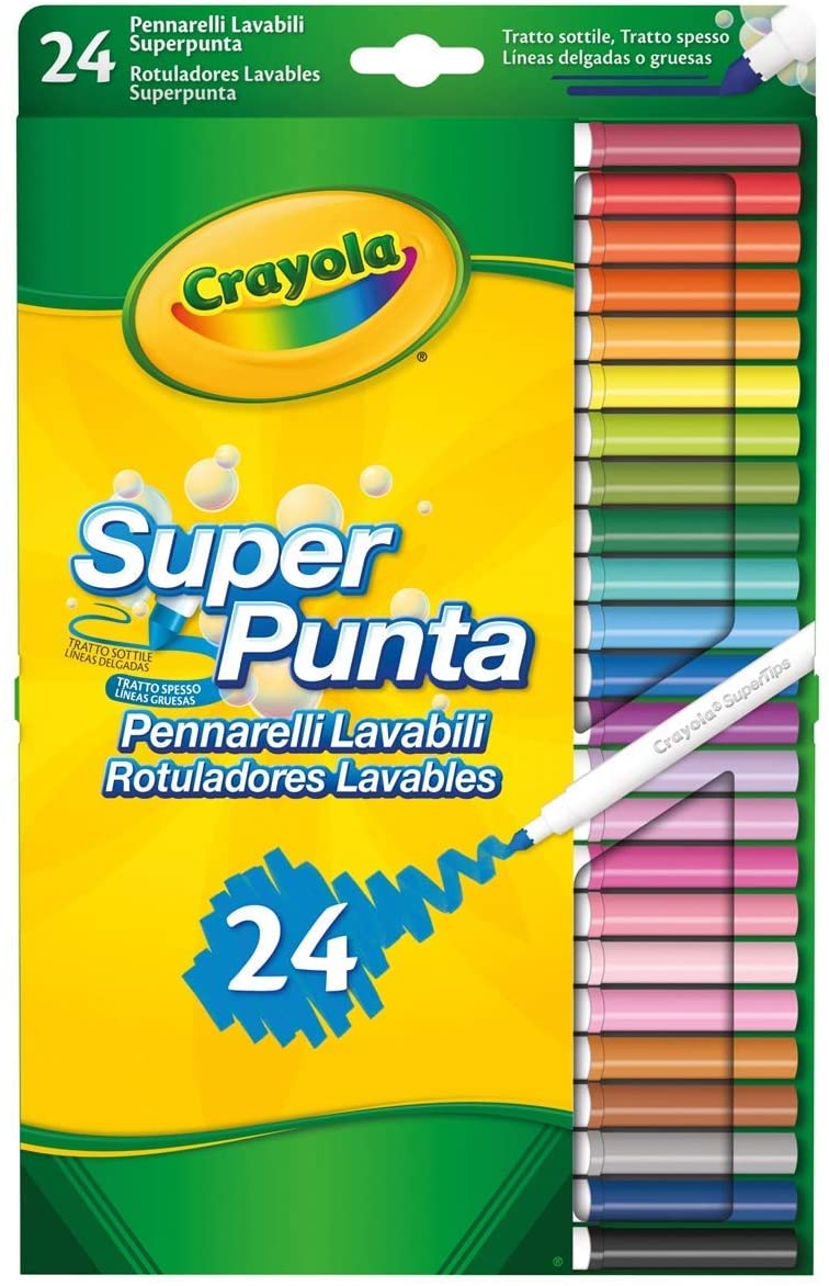 Crayola Supertips Washable - Pack of 24