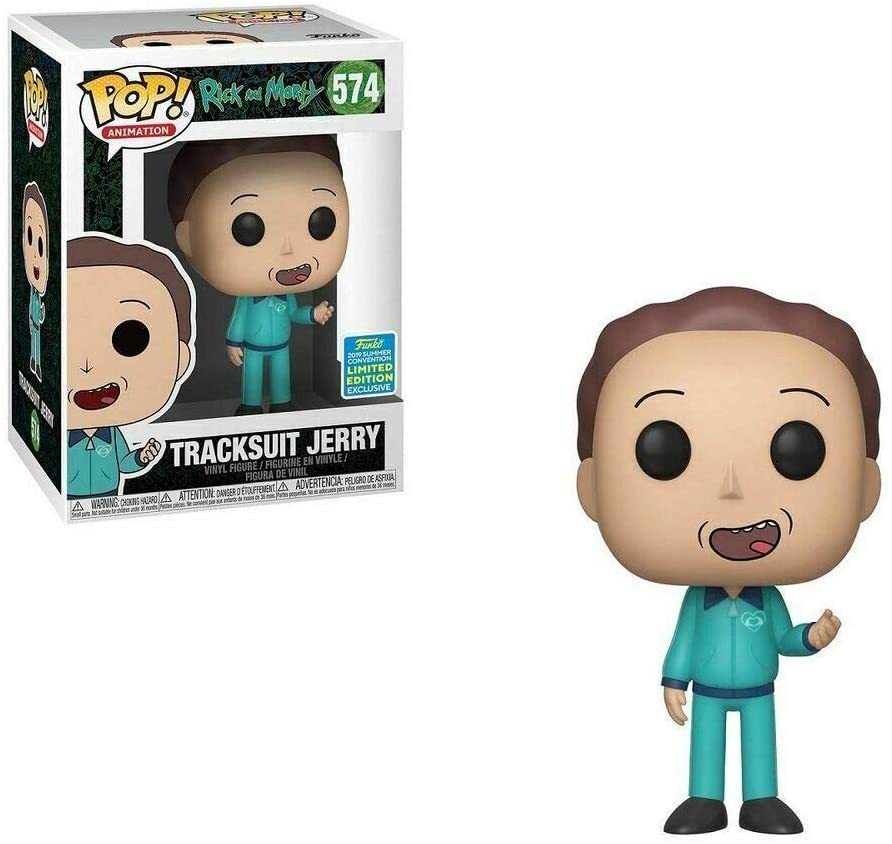Rick y Morty Chándal Jerry Exclusivo Funko 40385 Pop! Vinilo #574