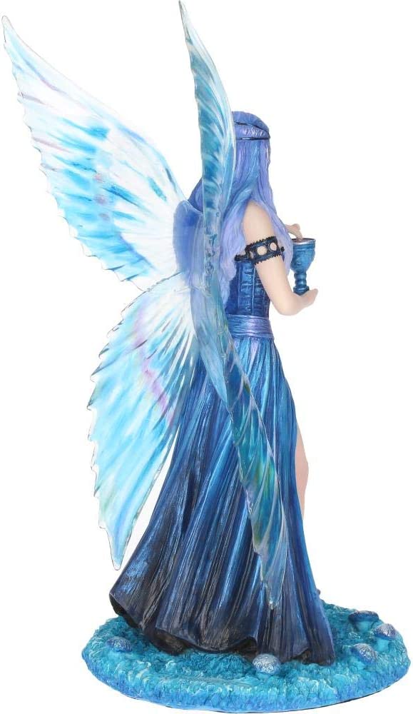 Nemesis Now Anne Stokes Enchantment Fairy Figurine, Blue, 26cm Blue