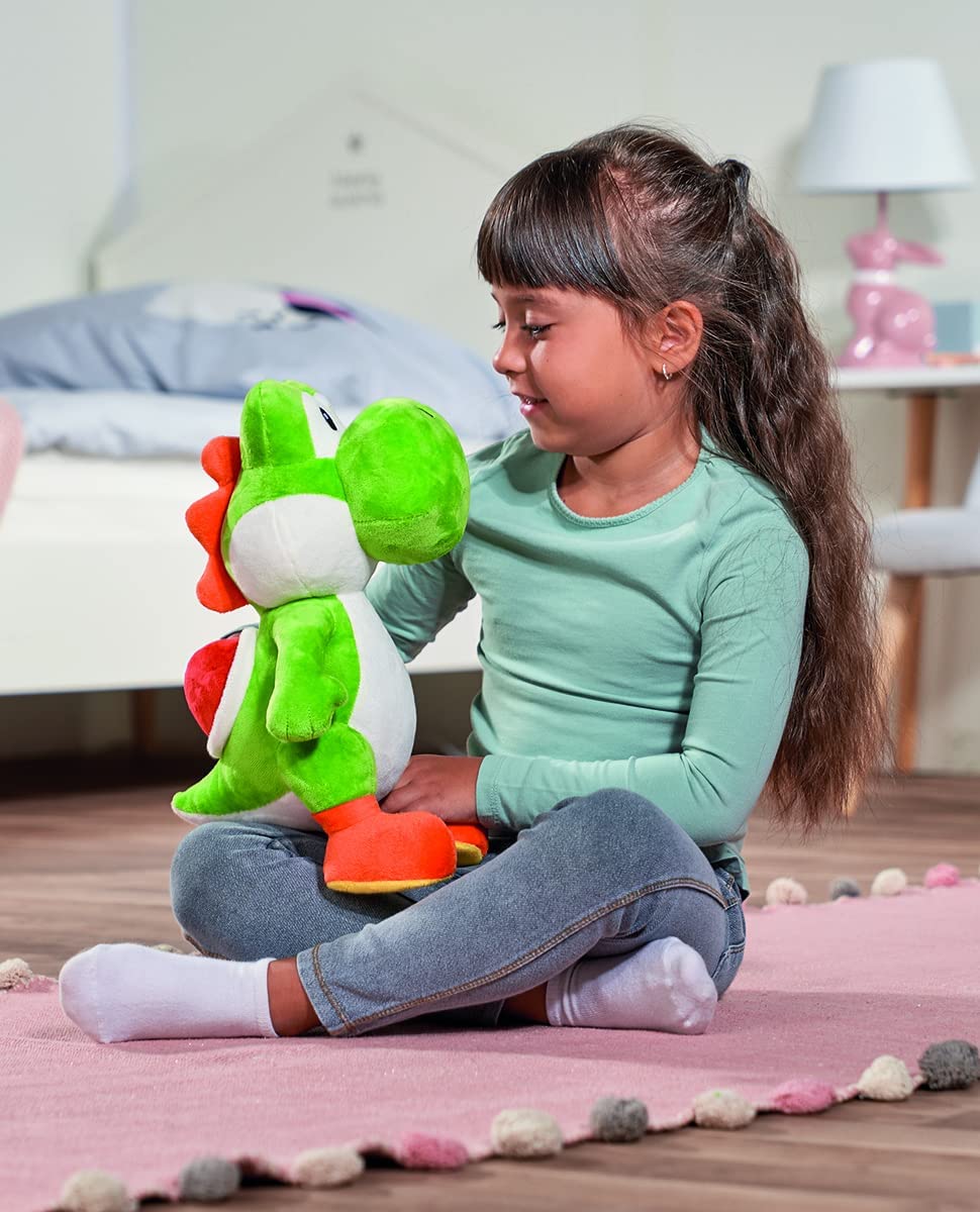 Super Mario 109231012 Yoshi Plüschfigur 30cm Soft Toy, Multi