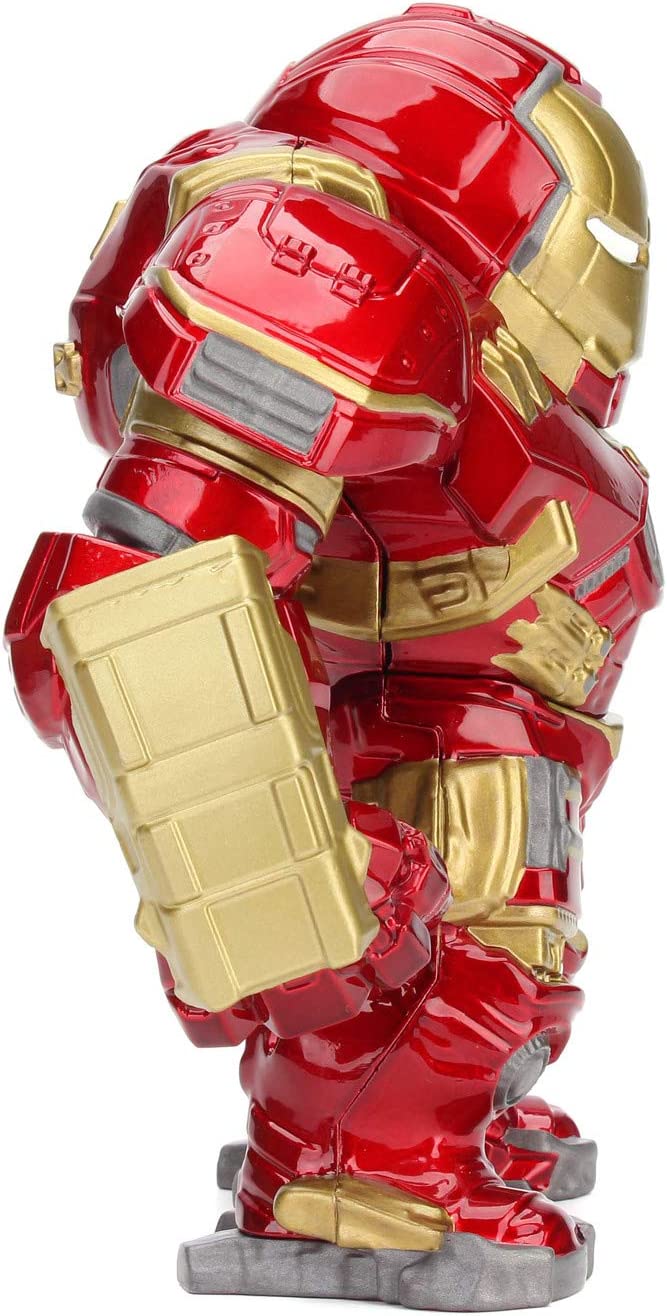 Jada Marvel Hulkbuster Armour with Iron Man Die-Cast Figure - 6 Inch Metallic Action Figure 7