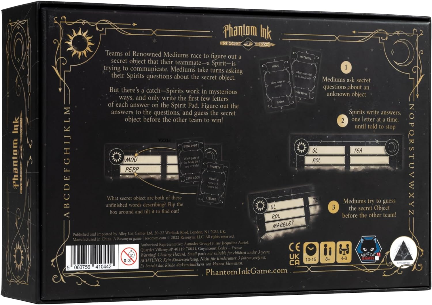 Phantom Ink Brettspiel – Partyspiel zur Wortdeduktion 7