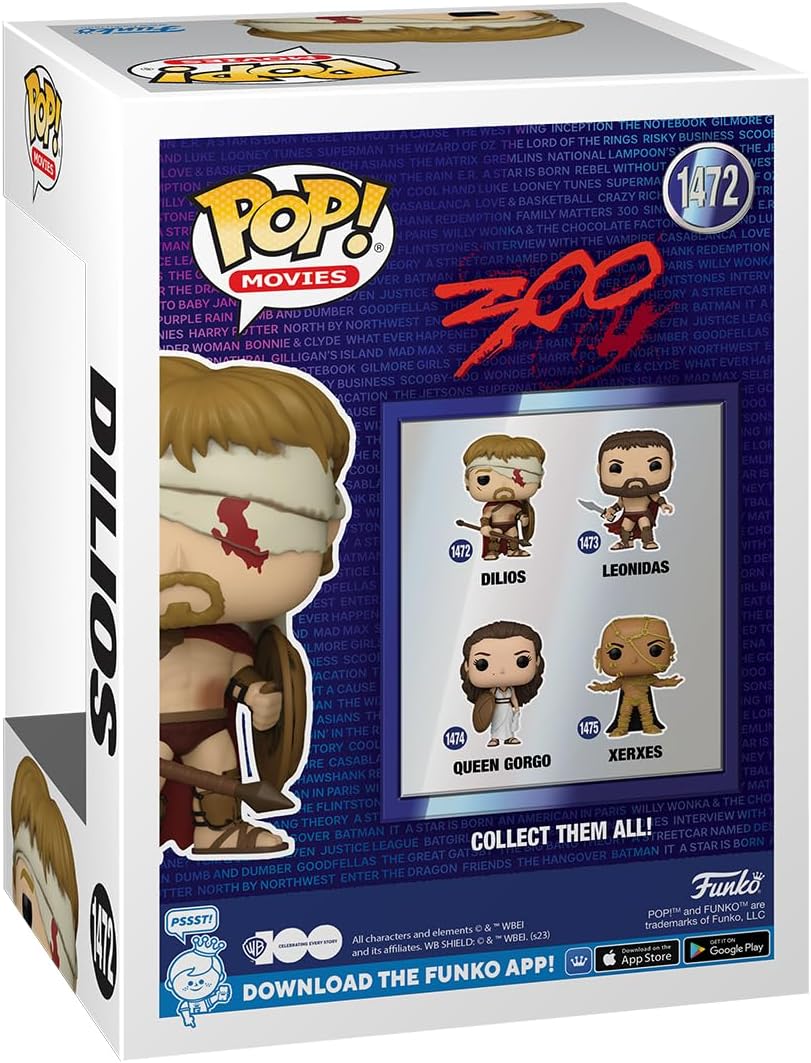 Movies: 300 - Aristodemus - Dilios - 300 The Movie Funko 72437 Pop! Vinyl